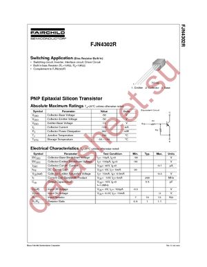 FJN4302RTA datasheet  